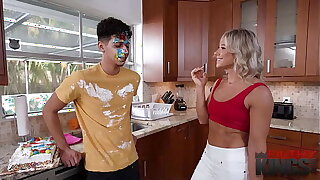 FilthyTaboo - Hot Blonde Milf Lets Her Stepson Fuck Her Good Be incumbent on Labor Day